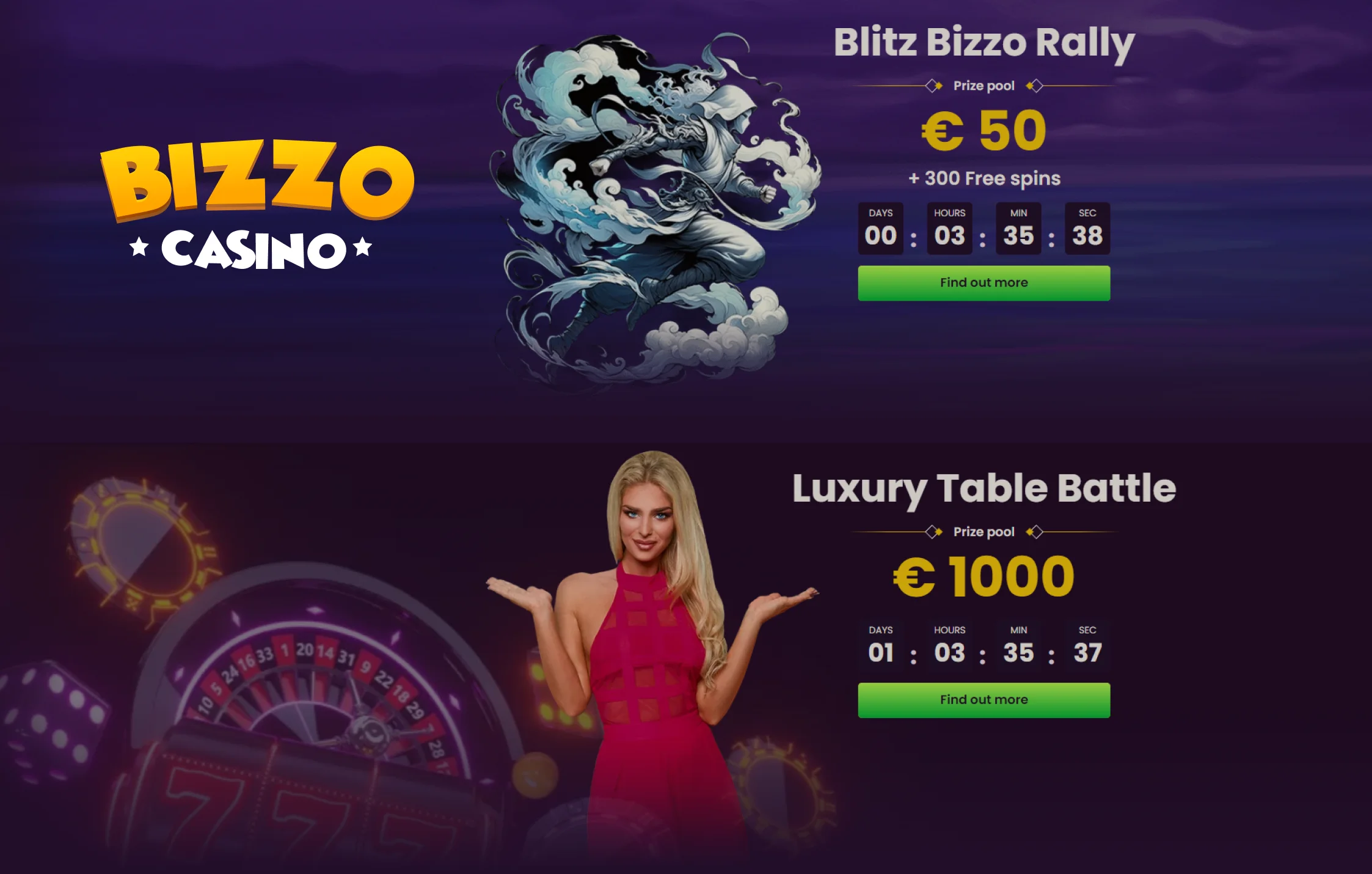 Bizzo Casino Propagácia